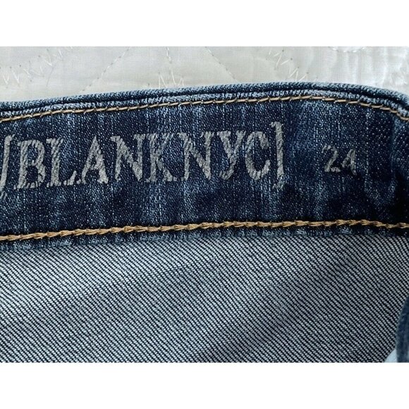BlankNYC Patchwork Skinny Jeans - Picture 5 of 9